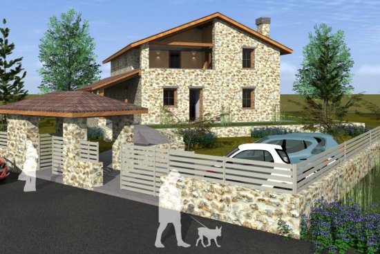Μελέτη και κατασκευή βιοκλιματικού κτιρίου κατοικιών στη Βουνοπλαγιά Ιωαννίνων
